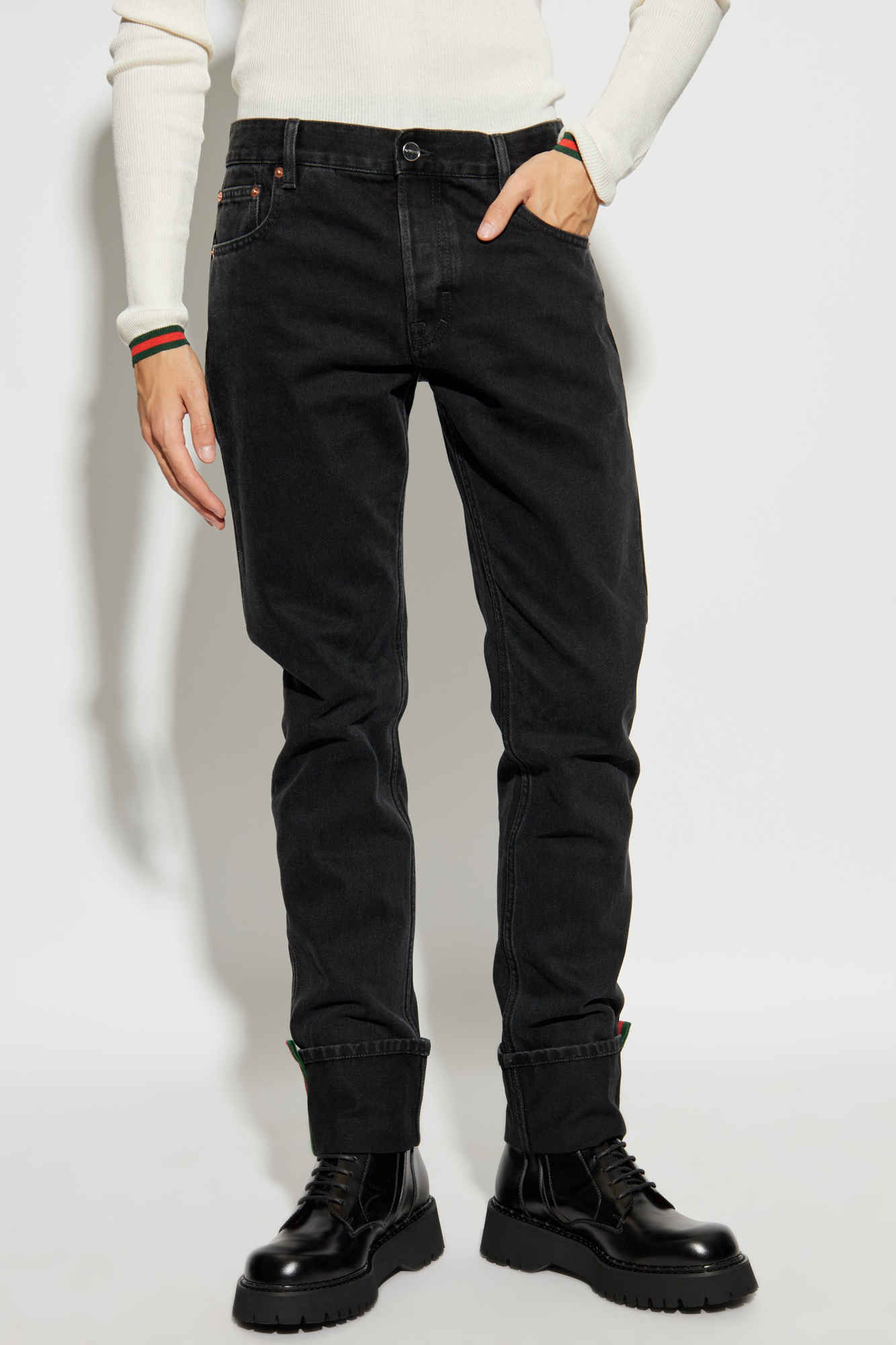 Black Jeans with logo Gucci Vitkac Canada